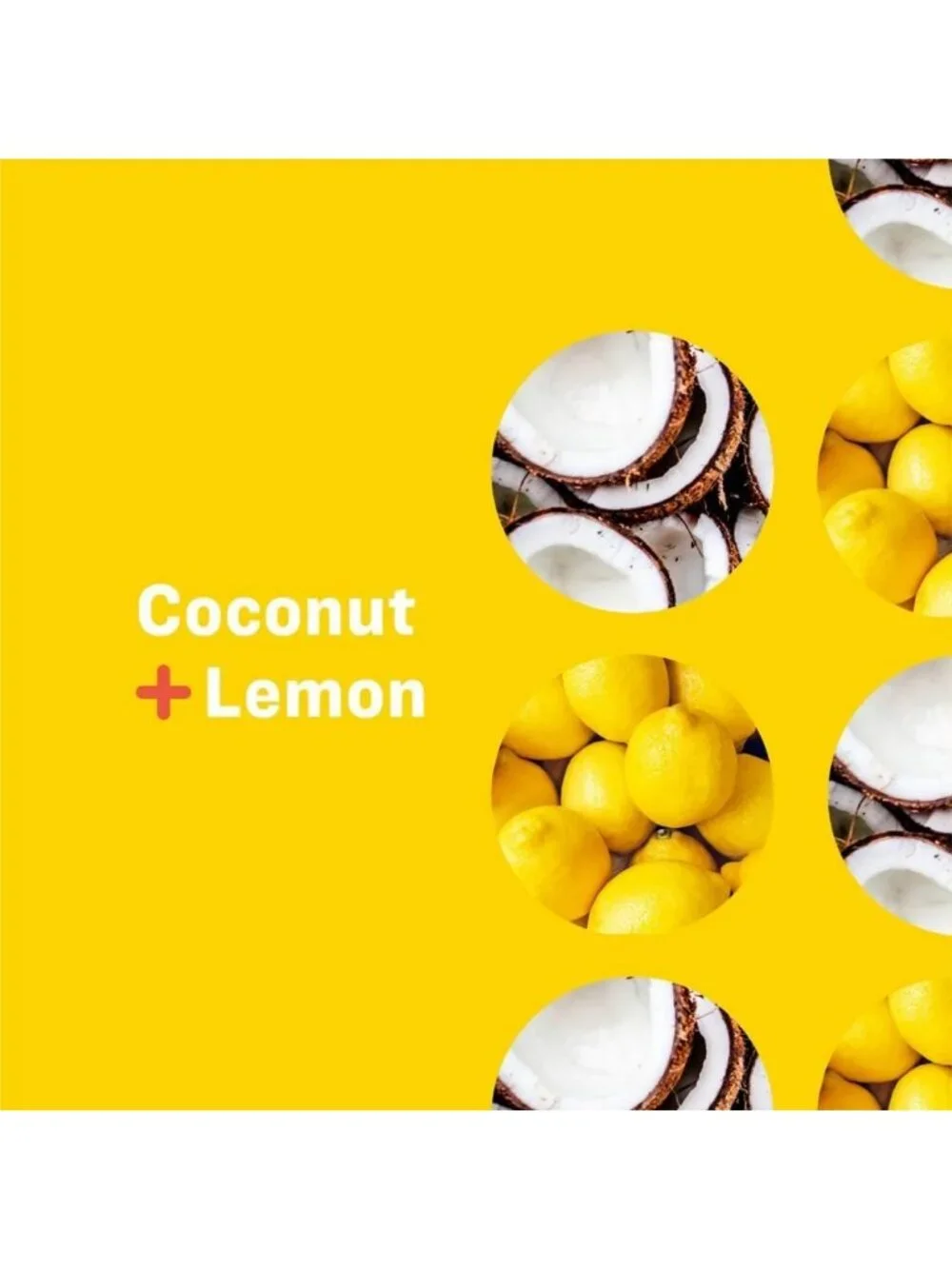3-in-1 Body Wash, Shampoo & Bubble Bath - Coconut Lemon Scent, 1 Gallon